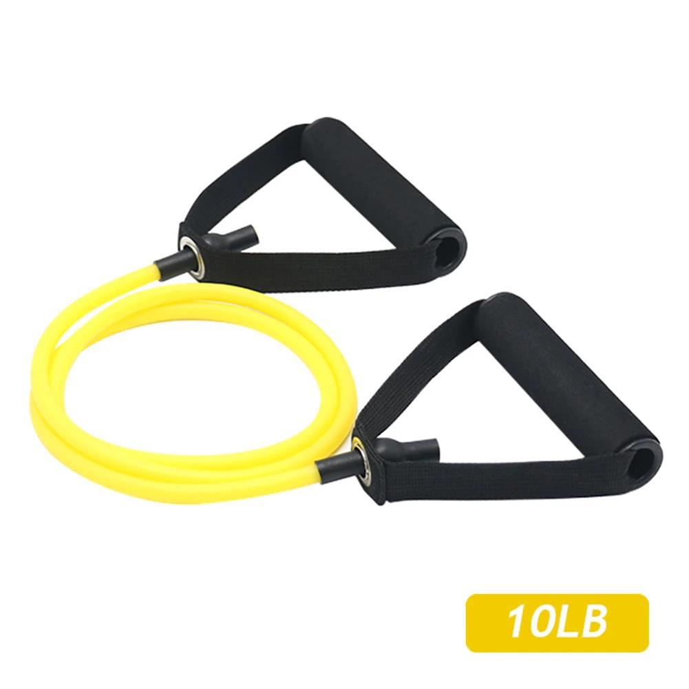 5 Levels Yoga Pull Rope TPE Resistance Bands with Handles