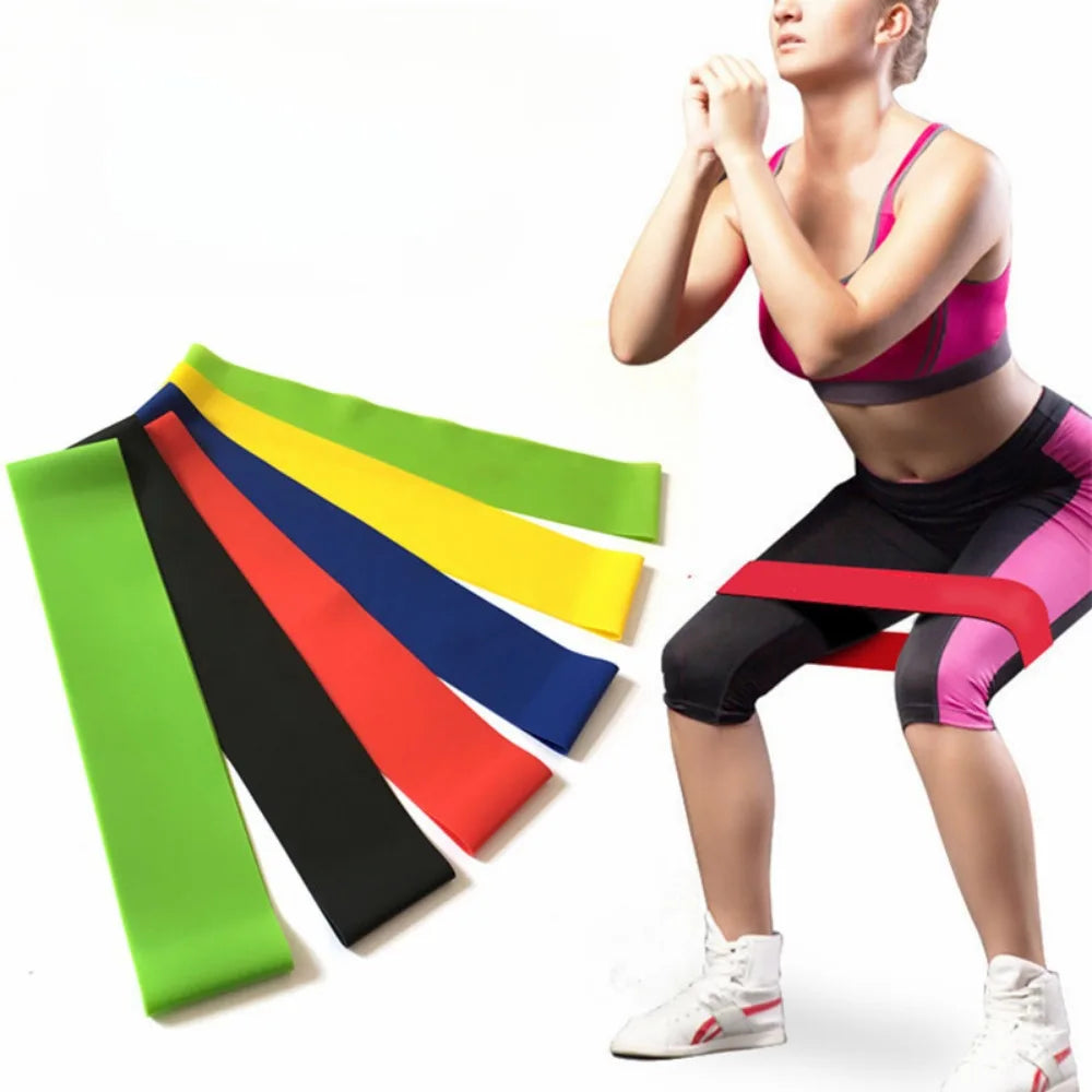 Gym Pilates Resistance Bands Portable Fitness Bodybuilding