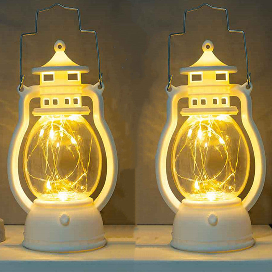 Candle Holders lantern for Table Retro Flameless