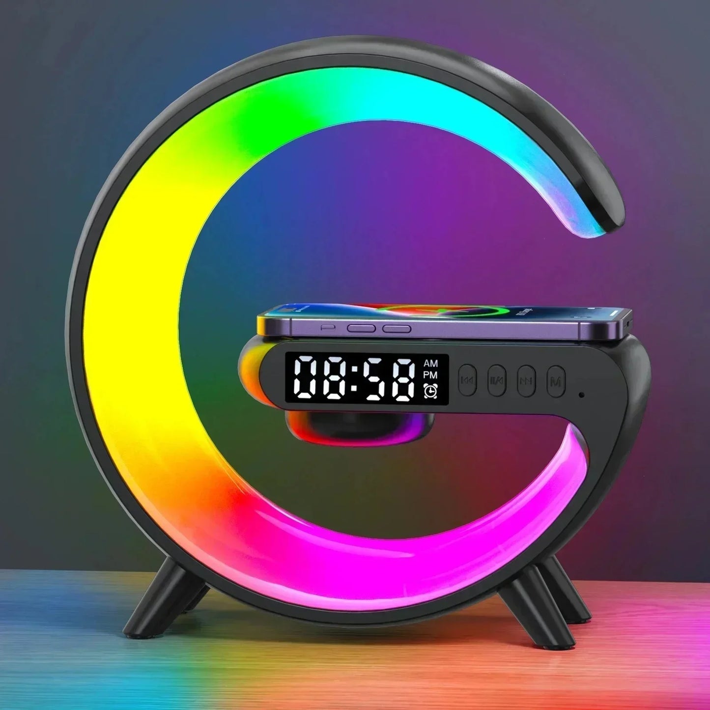 Wireless Charger Pad Stand Speaker RGB