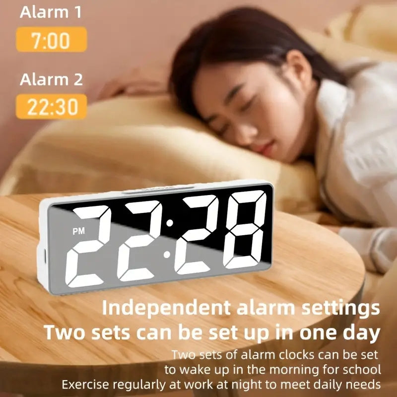 Latest Digital Clock LED Alarm Clock Bedroom Electronic
