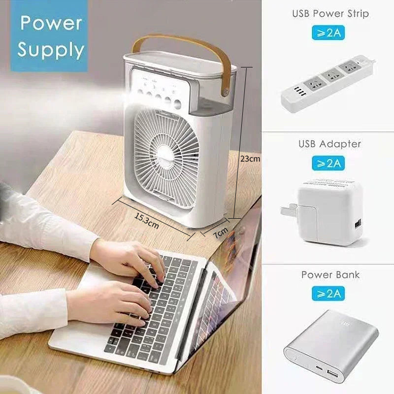 3 In 1 Fan AIr Conditioner Household Mini Air Cooler