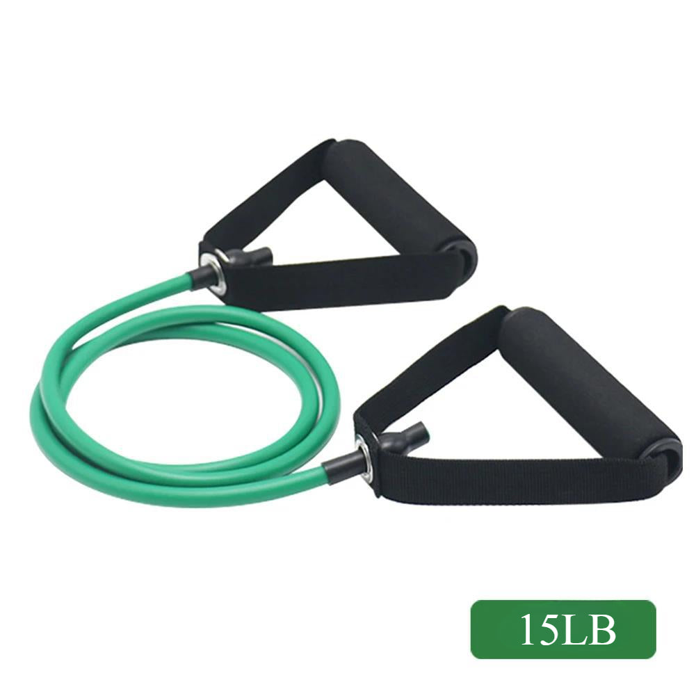 5 Levels Yoga Pull Rope TPE Resistance Bands with Handles