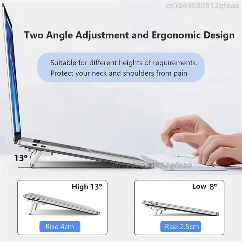 Adjustable Folding Laptop Stand Mini Legs Ultra-thin