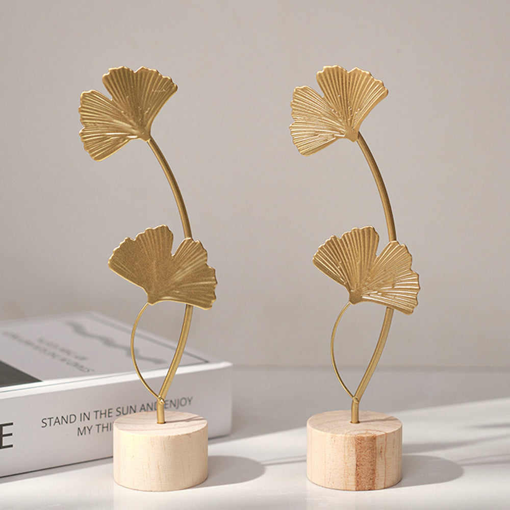 Nordic Gold Ginkgo Leaf Crafts Leaves