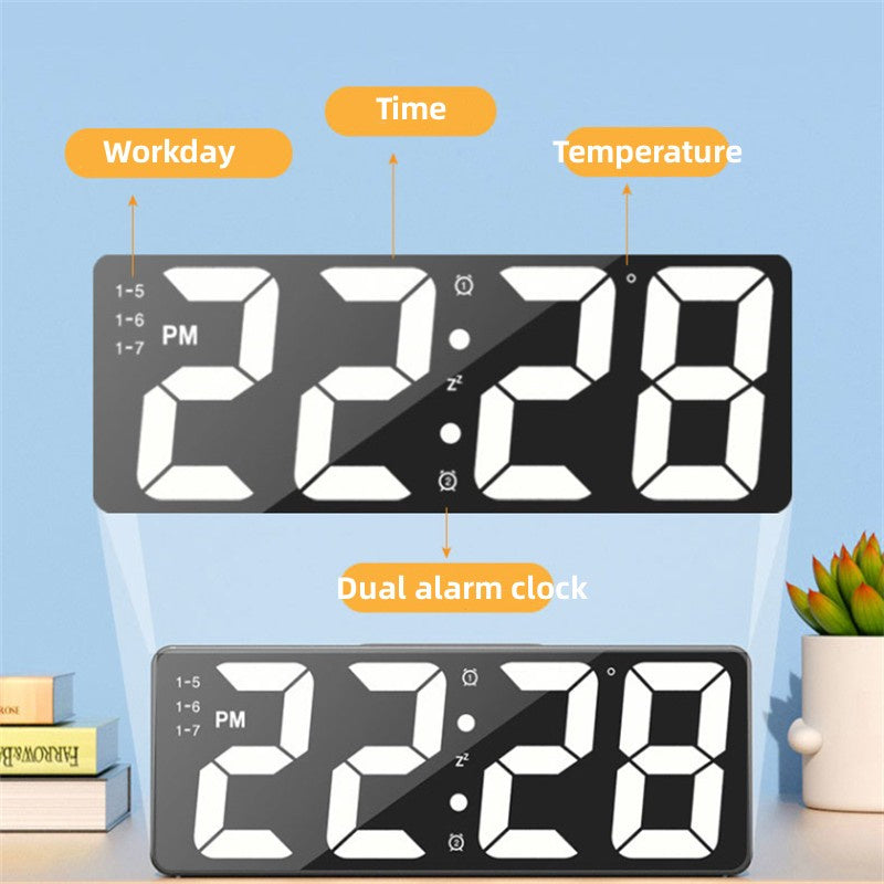 Latest Digital Clock LED Alarm Clock Bedroom Electronic