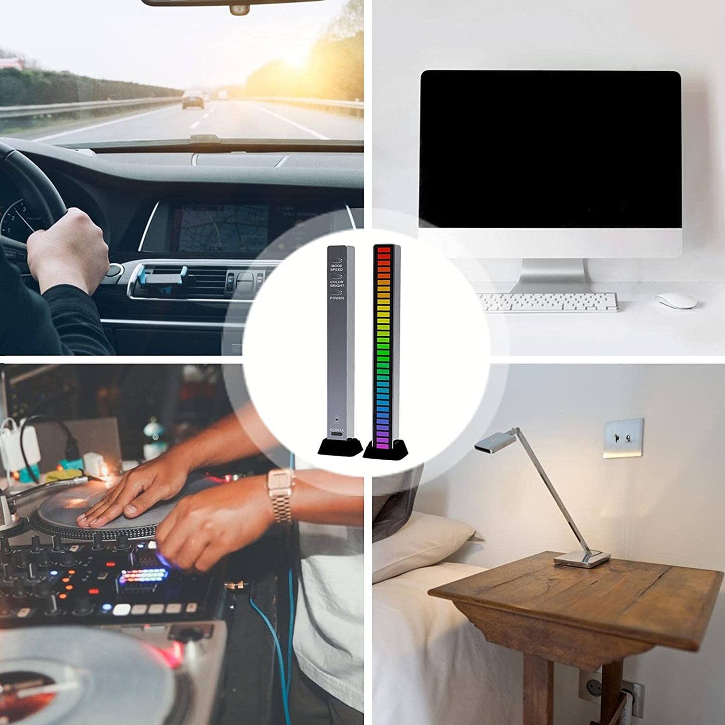 Smart RGB Symphony Sound Control LED Light Music Ambient