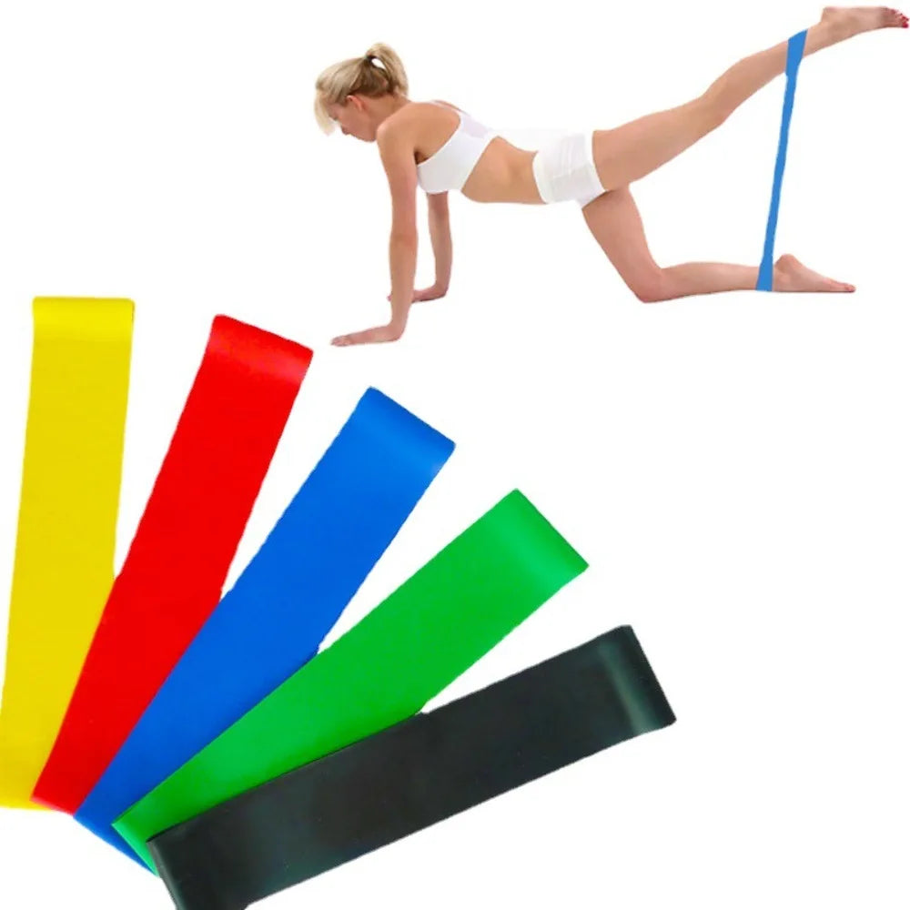 Gym Pilates Resistance Bands Portable Fitness Bodybuilding