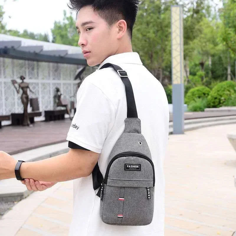 New Chest Bag Messenger Pack Men Simple - Water Resistant