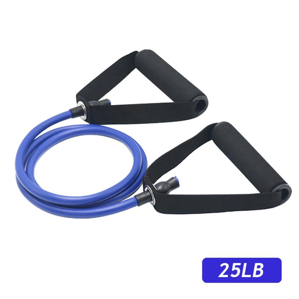 5 Levels Yoga Pull Rope TPE Resistance Bands with Handles