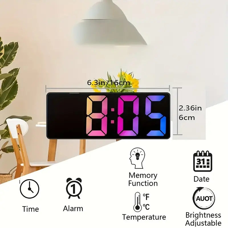 Latest Digital Clock LED Alarm Clock Bedroom Electronic