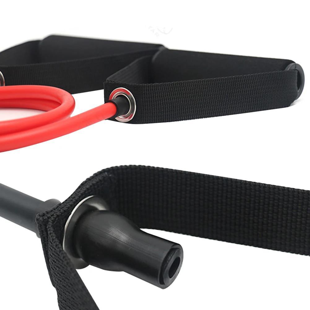 5 Levels Yoga Pull Rope TPE Resistance Bands with Handles